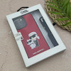قاب گوشی iPhone 15 Pro Max آیفون اورجینال برجسته کارل KARL قرمز با بند لندیارد کد 163129