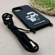 قاب گوشی iPhone 13 - iPhone 14 آیفون اورجینال برجسته کارل KARL مشکی با بند لندیارد کد 163132