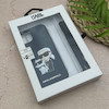 قاب گوشی iPhone 13 - iPhone 14 آیفون اورجینال برجسته کارل KARL سرمه ای با بند لندیارد کد 163133