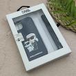 قاب گوشی iPhone 13 - iPhone 14 آیفون اورجینال برجسته کارل KARL سرمه ای با بند لندیارد کد 163133