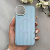 قاب گوشی iPhone 13 - iPhone 14 آیفون کرکره ای طرح مگ سیف Stripe Soft Wave لنز کرومی کد 166781