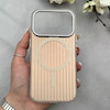 قاب گوشی iPhone 17 Pro آیفون کرکره ای طرح مگ سیف Stripe Soft Wave لنز کرومی کد 166806