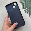 قاب گوشی iPhone 13 آیفون تبدیل سری 17 Tech Woven Case پشت سخت جیر محافظ لنز دار شیشه ای سرمه ای کد 166718
