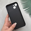 قاب گوشی iPhone 13 آیفون تبدیل سری 17 Tech Woven Case پشت سخت جیر محافظ لنز دار شیشه ای مشکی کد 166719
