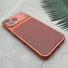 قاب گوشی iPhone 17 Pro Max آیفون تبدیل سری 17 Tech Woven Case پشت سخت جیر محافظ لنز دار شیشه ای نارنجی کد 166723
