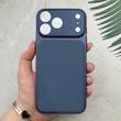 قاب گوشی iPhone 17 Pro Max آیفون تبدیل سری 17 Tech Woven Case پشت سخت جیر محافظ لنز دار شیشه ای سرمه ای کد 166724