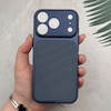 قاب گوشی iPhone 17 Pro آیفون تبدیل سری 17 Tech Woven Case پشت سخت جیر محافظ لنز دار شیشه ای سرمه ای کد 166725