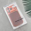 قاب گوشی iPhone 17 Pro آیفون تبدیل سری 17 Tech Woven Case پشت سخت جیر محافظ لنز دار شیشه ای نارنجی کد 166726