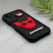 قاب گوشی Galaxy A24 سامسونگ سیلیکونی Solid عروسکی برجسته سگ بولداگ جنتلمن مشکی کد 166678