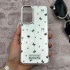 قاب گوشی Galaxy A05S سامسونگ اورجینال فانتزی سخت آینه ای لنز کرومی ایربگ دار طرح پروانه کیوت کد 167177