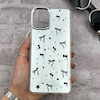 قاب گوشی Galaxy A07 سامسونگ اورجینال فانتزی سخت آینه ای لنز کرومی ایربگ دار طرح پاپیون کیوت کد 167205