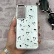 قاب گوشی Galaxy A15 سامسونگ اورجینال فانتزی سخت آینه ای لنز کرومی ایربگ دار طرح پاپیون کیوت کد 167230