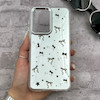 قاب گوشی Galaxy A17 سامسونگ اورجینال فانتزی سخت آینه ای لنز کرومی ایربگ دار طرح پاپیون کیوت کد 167250