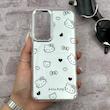 قاب گوشی Galaxy A26 سامسونگ اورجینال فانتزی سخت آینه ای لنز کرومی ایربگ دار طرح کیتی کیوت کد 167307