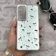 قاب گوشی Galaxy A26 سامسونگ اورجینال فانتزی سخت آینه ای لنز کرومی ایربگ دار طرح پاپیون کیوت کد 167310