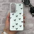 قاب گوشی Galaxy A26 سامسونگ اورجینال فانتزی سخت آینه ای لنز کرومی ایربگ دار طرح پاپیون کیوت کد 167311
