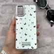 قاب گوشی Galaxy A31 سامسونگ اورجینال فانتزی سخت آینه ای لنز کرومی ایربگ دار طرح پروانه کیوت کد 167317