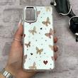 قاب گوشی Galaxy A31 سامسونگ اورجینال فانتزی سخت آینه ای لنز کرومی ایربگ دار طرح پروانه کیوت کد 167320