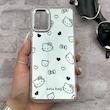 قاب گوشی Galaxy A31 سامسونگ اورجینال فانتزی سخت آینه ای لنز کرومی ایربگ دار طرح کیتی کیوت کد 167325