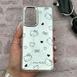 قاب گوشی Galaxy A33 سامسونگ اورجینال فانتزی سخت آینه ای لنز کرومی ایربگ دار طرح کیتی کیوت کد 167327