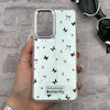 قاب گوشی Galaxy A33 سامسونگ اورجینال فانتزی سخت آینه ای لنز کرومی ایربگ دار طرح پروانه کیوت کد 167335