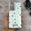 قاب گوشی Galaxy A53 سامسونگ اورجینال فانتزی سخت آینه ای لنز کرومی ایربگ دار طرح پروانه کیوت کد 167378