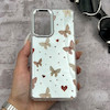 قاب گوشی Galaxy A53 سامسونگ اورجینال فانتزی سخت آینه ای لنز کرومی ایربگ دار طرح پروانه کیوت کد 167381