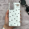 قاب گوشی Galaxy A72 سامسونگ اورجینال فانتزی سخت آینه ای لنز کرومی ایربگ دار طرح قلب کیوت کد 167422