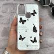قاب گوشی Galaxy A11 - M11 سامسونگ اورجینال فانتزی سخت آینه ای لنز کرومی ایربگ دار طرح پروانه کیوت کد 167453