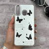 قاب گوشی Galaxy A20 - A30 سامسونگ اورجینال فانتزی سخت آینه ای لنز کرومی ایربگ دار طرح پروانه کیوت کد 167478