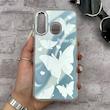 قاب گوشی Galaxy A20 - A30 سامسونگ اورجینال فانتزی سخت آینه ای لنز کرومی ایربگ دار طرح پروانه کیوت کد 167480