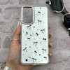 قاب گوشی Galaxy A32 4G سامسونگ اورجینال فانتزی سخت آینه ای لنز کرومی ایربگ دار طرح پاپیون کیوت کد 167511