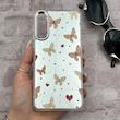 قاب گوشی Galaxy A30S - A50S - A50 سامسونگ اورجینال فانتزی سخت آینه ای لنز کرومی ایربگ دار طرح پروانه کیوت کد 167522