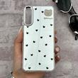 قاب گوشی Galaxy A30S - A50S - A50 سامسونگ اورجینال فانتزی سخت آینه ای لنز کرومی ایربگ دار طرح قلب کیوت کد 167523
