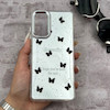قاب گوشی Galaxy S20 FE سامسونگ اورجینال فانتزی سخت آینه ای لنز کرومی ایربگ دار طرح پروانه کیوت کد 167538