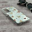 قاب گوشی Galaxy S20 FE سامسونگ اورجینال فانتزی سخت آینه ای لنز کرومی ایربگ دار طرح پروانه کیوت کد 167542