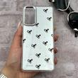 قاب گوشی Galaxy S20 FE سامسونگ اورجینال فانتزی سخت آینه ای لنز کرومی ایربگ دار طرح پاپیون کیوت کد 167543