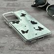 قاب گوشی Galaxy S21 FE سامسونگ اورجینال فانتزی سخت آینه ای لنز کرومی ایربگ دار طرح پروانه کیوت کد 167553