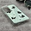 قاب گوشی Galaxy S23 FE سامسونگ اورجینال فانتزی سخت آینه ای لنز کرومی ایربگ دار طرح پروانه کیوت کد 167558