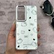 قاب گوشی Galaxy S24 FE سامسونگ اورجینال فانتزی سخت آینه ای لنز کرومی ایربگ دار طرح کیتی کیوت کد 167568