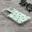 قاب گوشی Galaxy S24 FE سامسونگ اورجینال فانتزی سخت آینه ای لنز کرومی ایربگ دار طرح قلب کیوت کد 167570