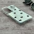 قاب گوشی Galaxy S24 FE سامسونگ اورجینال فانتزی سخت آینه ای لنز کرومی ایربگ دار طرح پروانه کیوت کد 167575