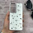 قاب گوشی Galaxy S25 FE سامسونگ اورجینال فانتزی سخت آینه ای لنز کرومی ایربگ دار طرح پاپیون کیوت کد 167584