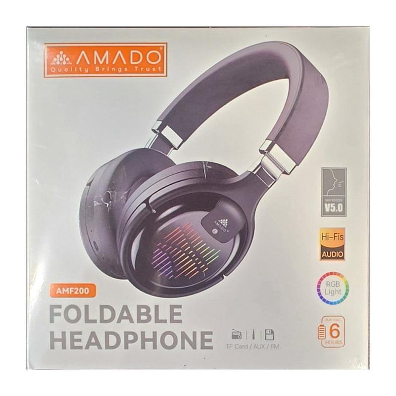 هدفون بی سیم بلوتوث آمادو AMADO مدل AMF200 کد 180872