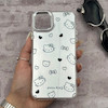 قاب گوشی iPhone 11 Pro Max آیفون اورجینال فانتزی سخت آینه ای لنز کرومی ایربگ دار طرح کیتی کیوت کد 167588