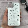 قاب گوشی iPhone 11 آیفون اورجینال فانتزی سخت آینه ای لنز کرومی ایربگ دار طرح پاپیون کیوت کد 167612