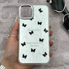 قاب گوشی iPhone 11 آیفون اورجینال فانتزی سخت آینه ای لنز کرومی ایربگ دار طرح پروانه کیوت کد 167615