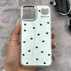 قاب گوشی iPhone 12 - iPhone 12 Pro آیفون اورجینال فانتزی سخت آینه ای لنز کرومی ایربگ دار طرح قلب کیوت کد 167623