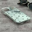 قاب گوشی iPhone 12 - iPhone 12 Pro آیفون اورجینال فانتزی سخت آینه ای لنز کرومی ایربگ دار طرح قلب کیوت کد 167623