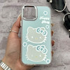 قاب گوشی iPhone 12 - iPhone 12 Pro آیفون اورجینال فانتزی سخت آینه ای لنز کرومی ایربگ دار طرح کیتی کیوت کد 167626